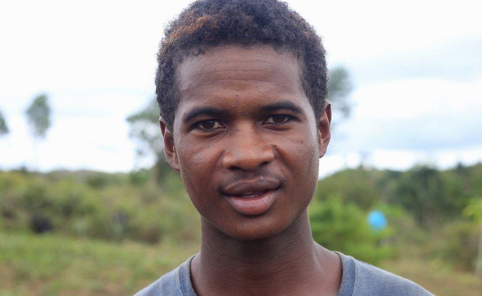 Omega, one of the Youth for Lemurs volunteers