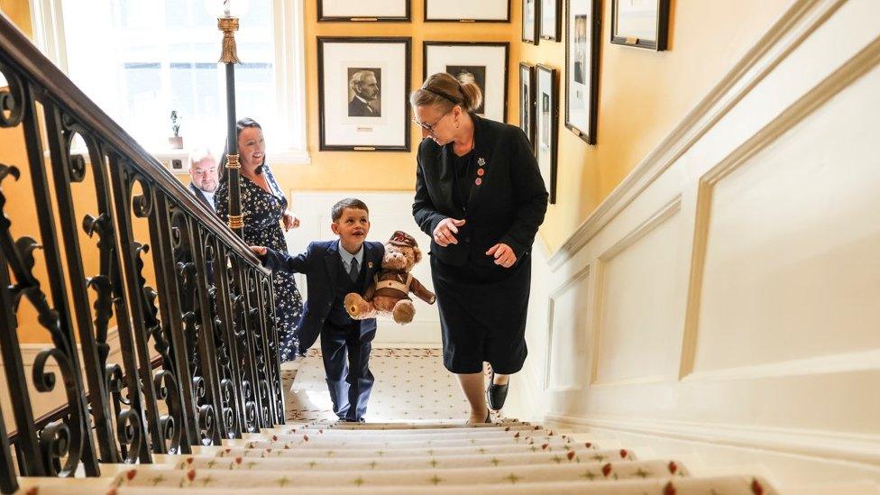 Finley at 10 Downing Street