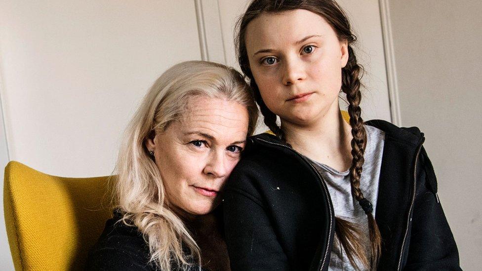 Malena Ernman and Greta Thunberg