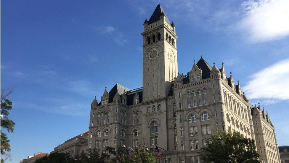 The Trump International Hotel in Washington