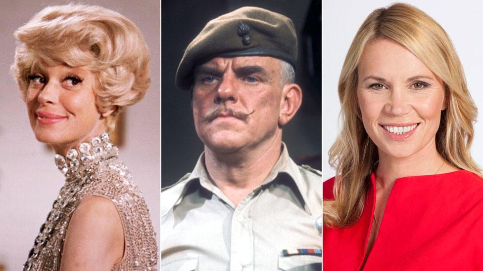 Carol Channing, Windsor Davies and Dianne Oxberry