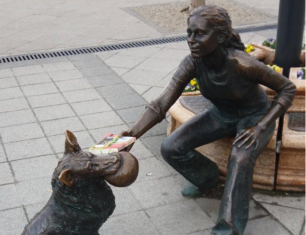 Book being left in Budapest