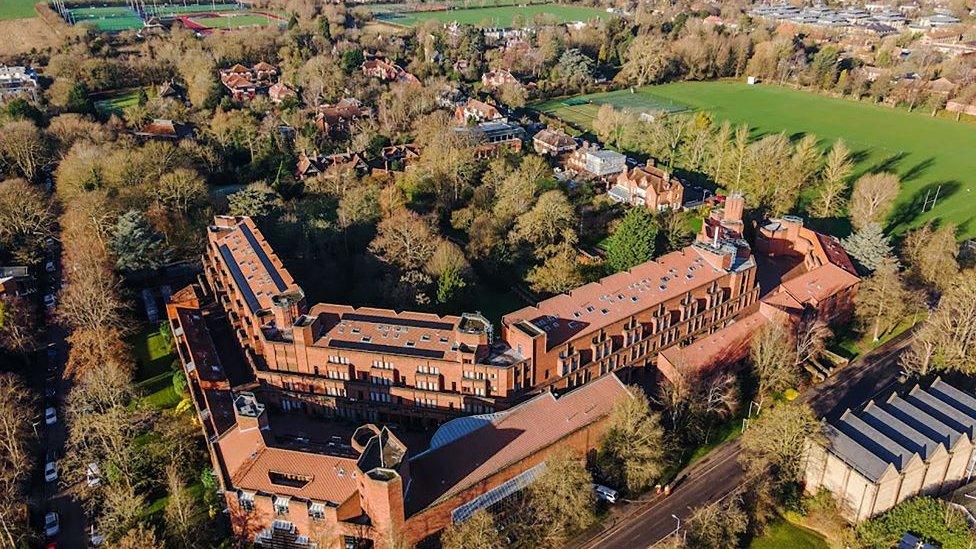 Robinson College from the air