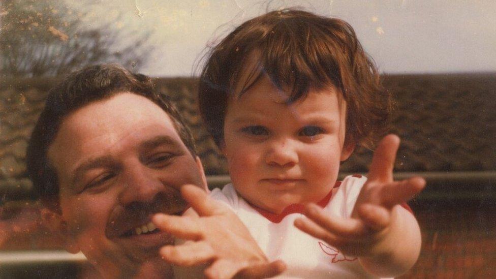 Gail McConnell with her father William