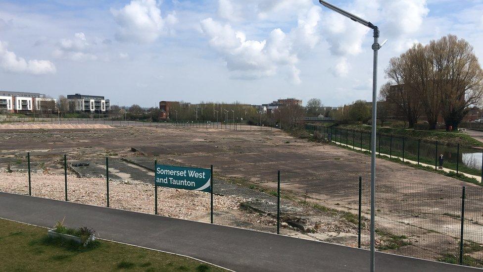 Firepool site in Taunton