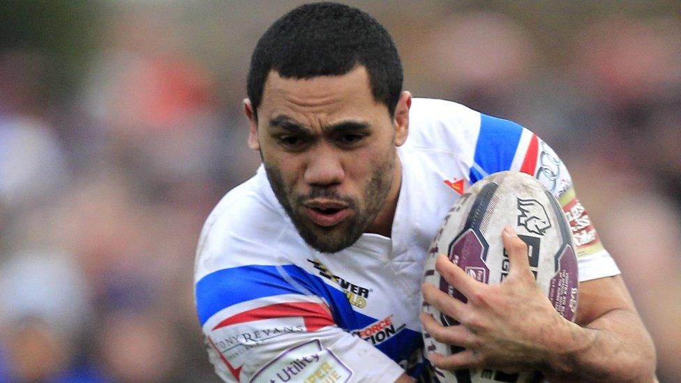 Wakefield Trinity Wildcats centre Bill Tupou