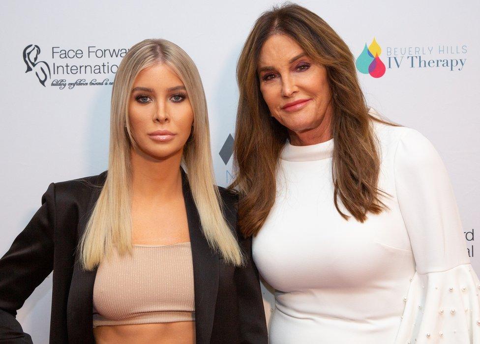 Sophia Hutchins and Caitlyn Jenner