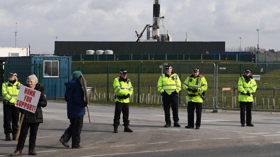 Protests at Preston New Road