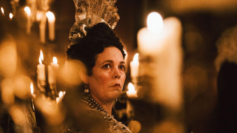 Olivia Colman in The Favourite