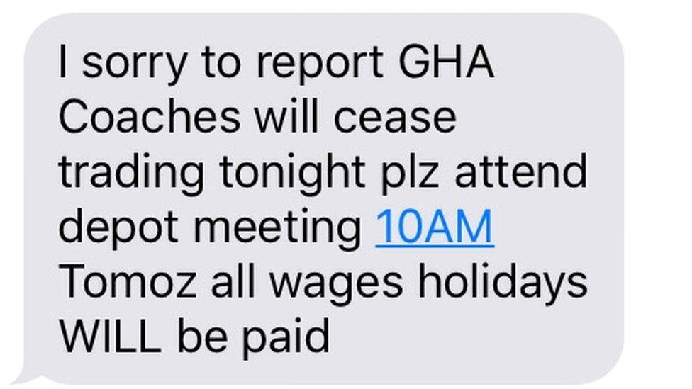 Text from GHA Coaches