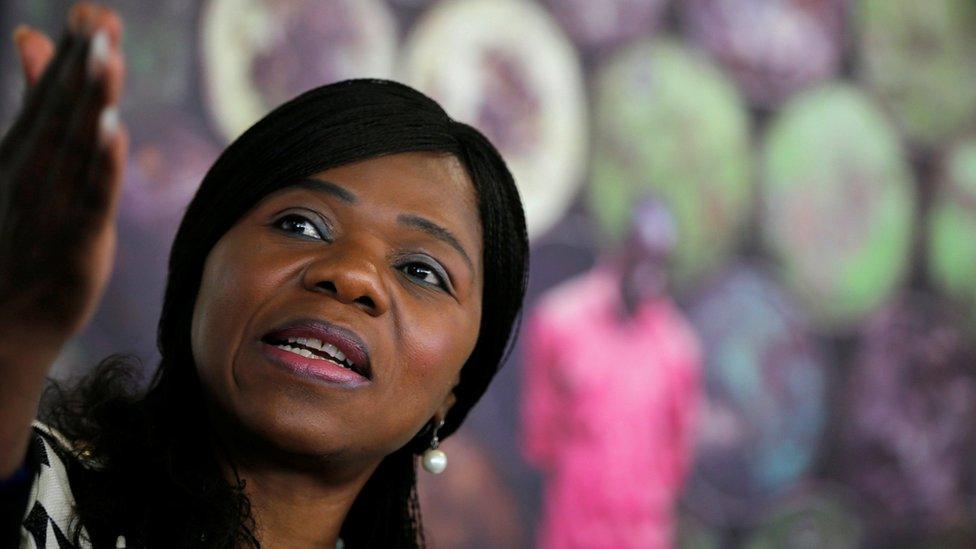 Thuli Madonsela speaks to journalists in Johannesburg