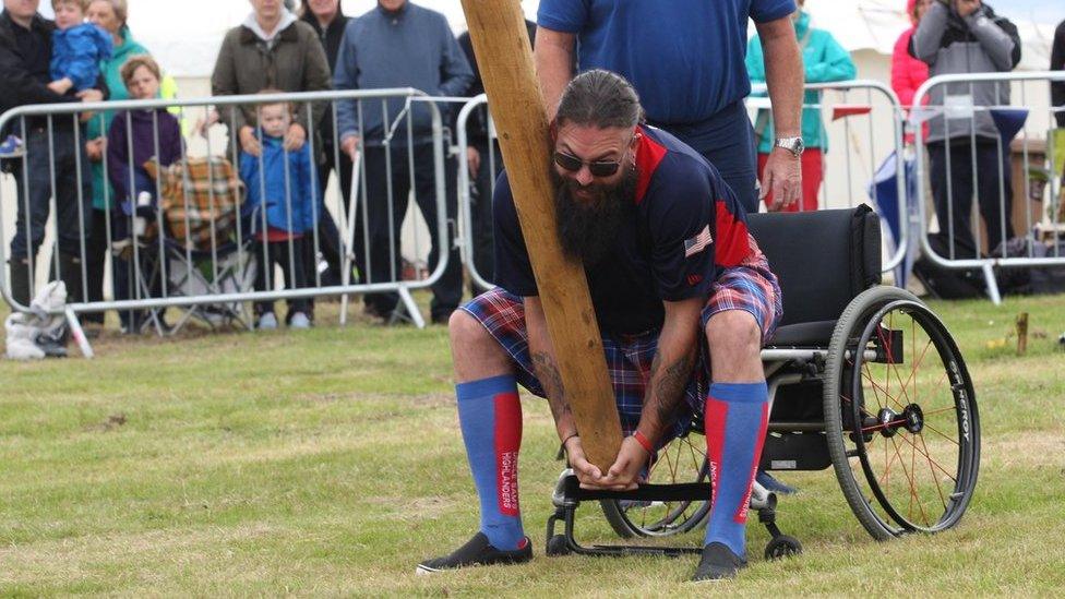 Invictus-style Highland Games at Mey