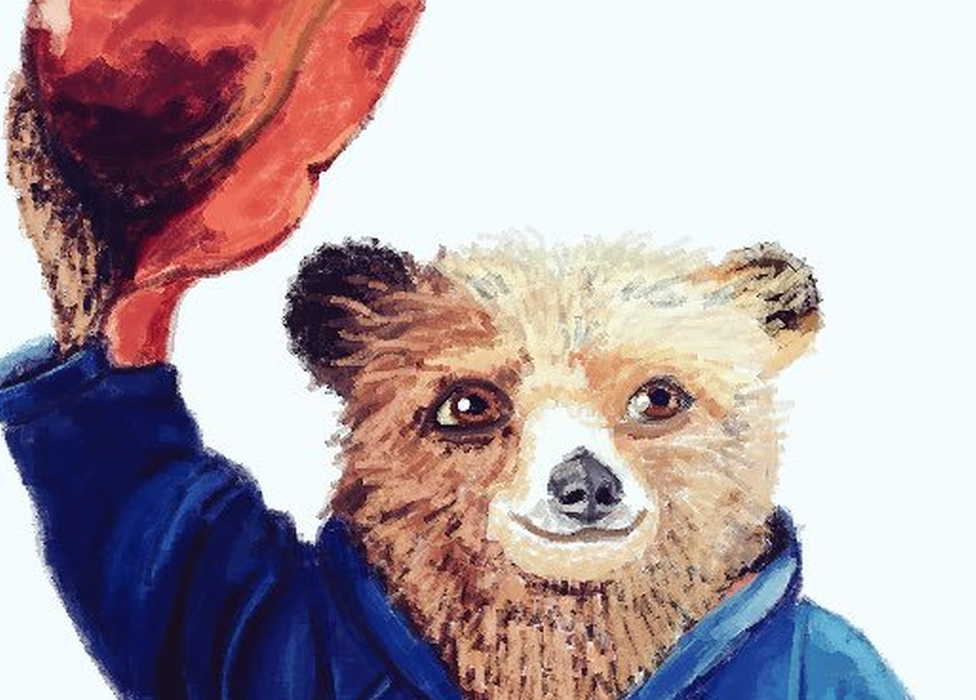 Paddington Bear in Paint