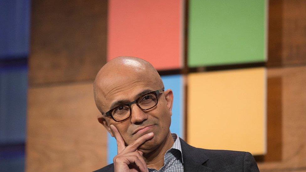 Microsoft chief executive Satya Nadella