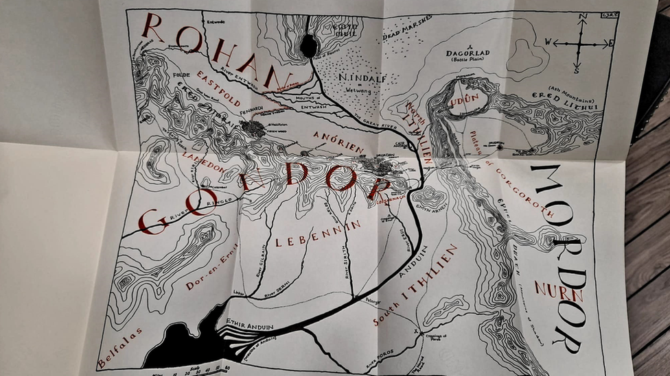 Lord of the Rings map