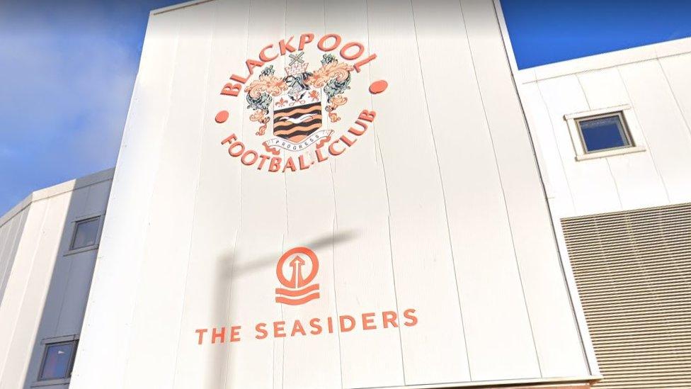 Front of Blackpool FC