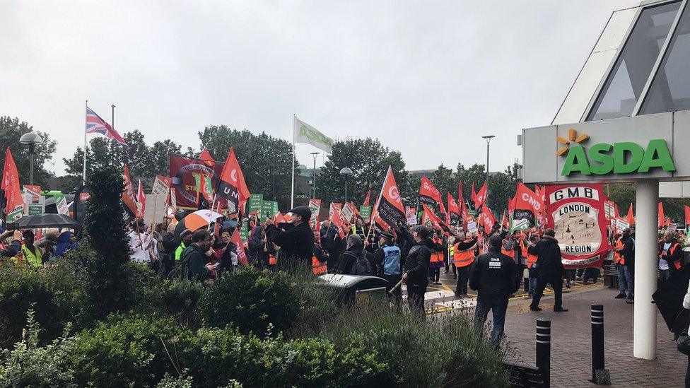 Asda protest