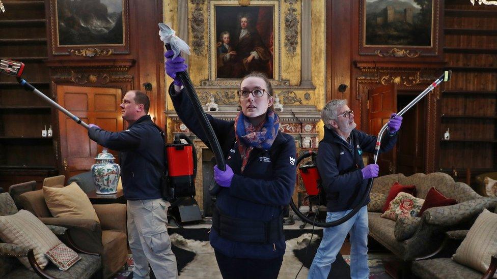 National Trust volunteers