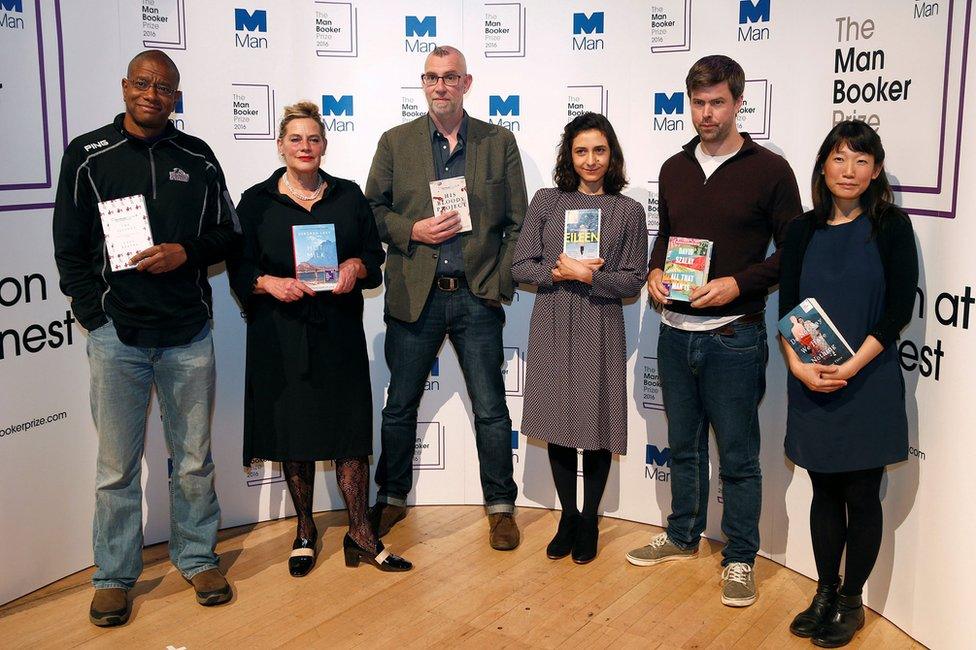 Paul Beatty, Deborah Levy, Graeme Macrae Burnet, Ottessa Moshfegh, David Szalay and Madeleine Thien