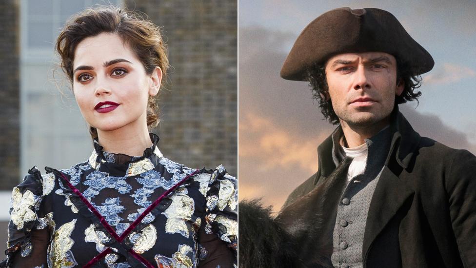 Jenna Coleman and Aidan Turner