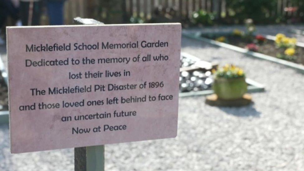 Micklefield School Memorial Garden sign