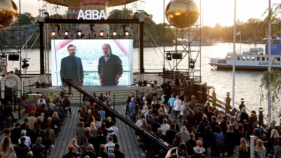 Fans gathered in Stockholm to watch Thursday's announcement