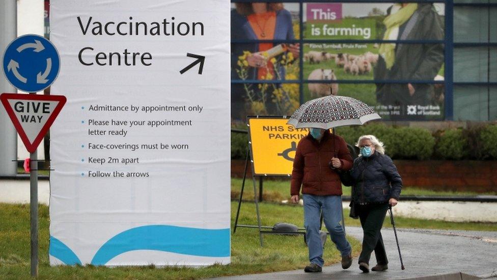 vaccination centre in Edinburgh