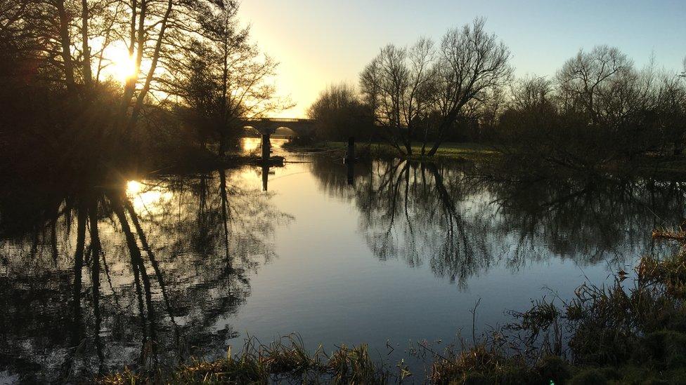 Sunset at Swinford Bridge
