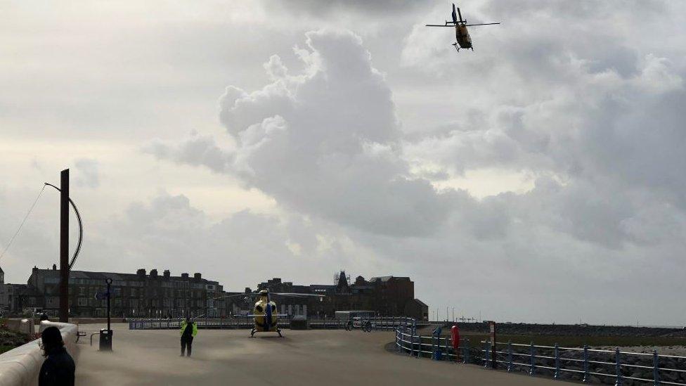 Fire in Morecambe