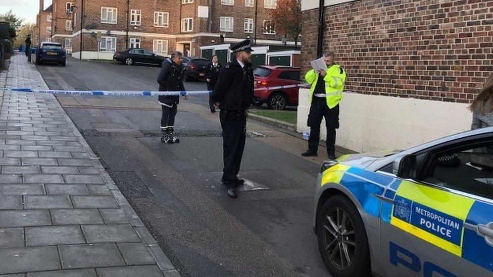 Police in Tulse Hill