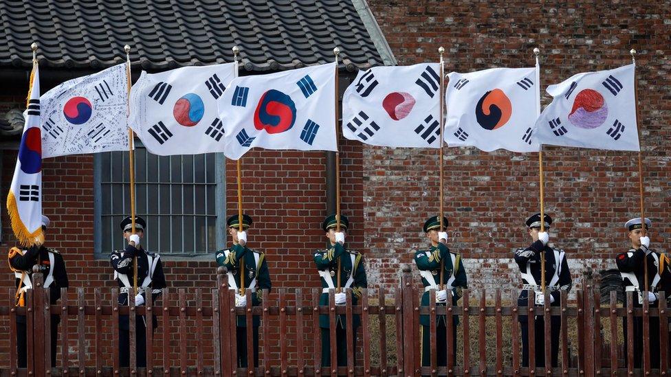 South Korean Guard of honour