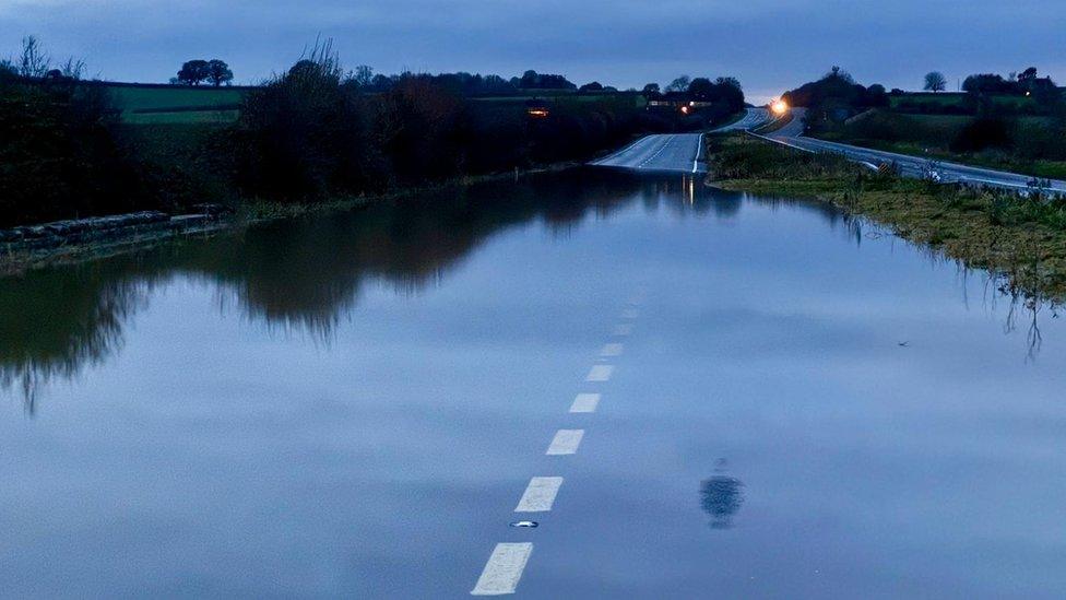 A303 after flooding