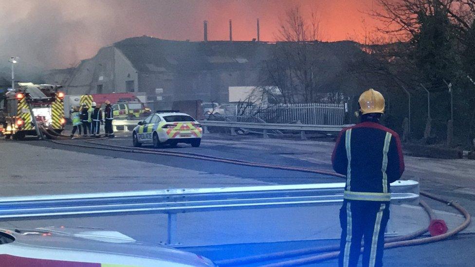 Fire in Tyseley