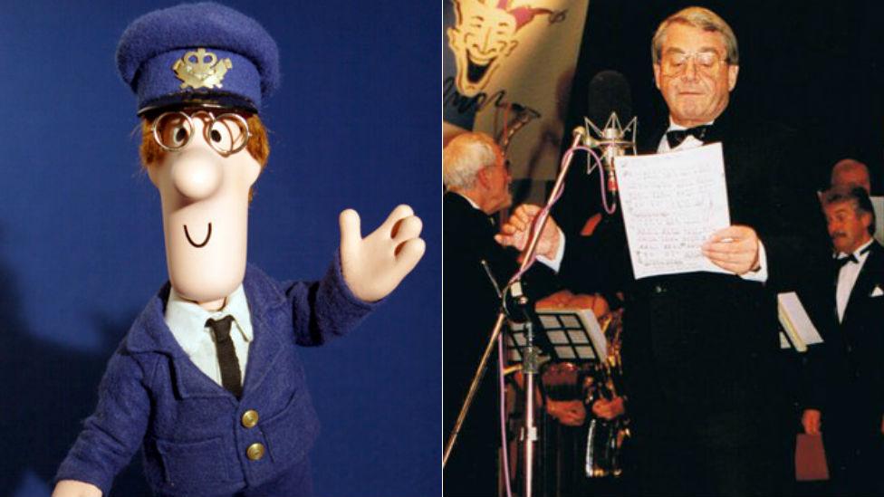 Postman Pat and Ken Barrie