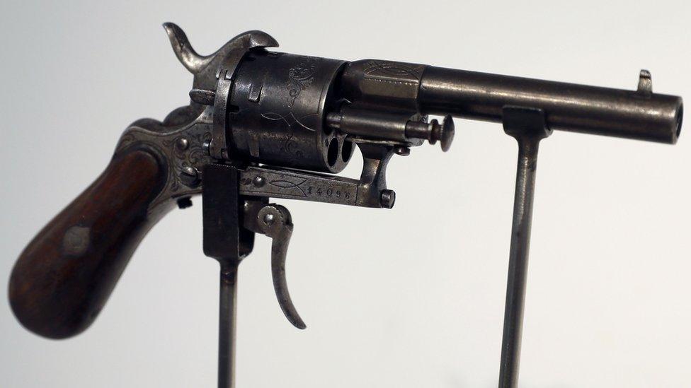 The revolver that Verlaine used to try to kill his lover was sold at auction in 2016