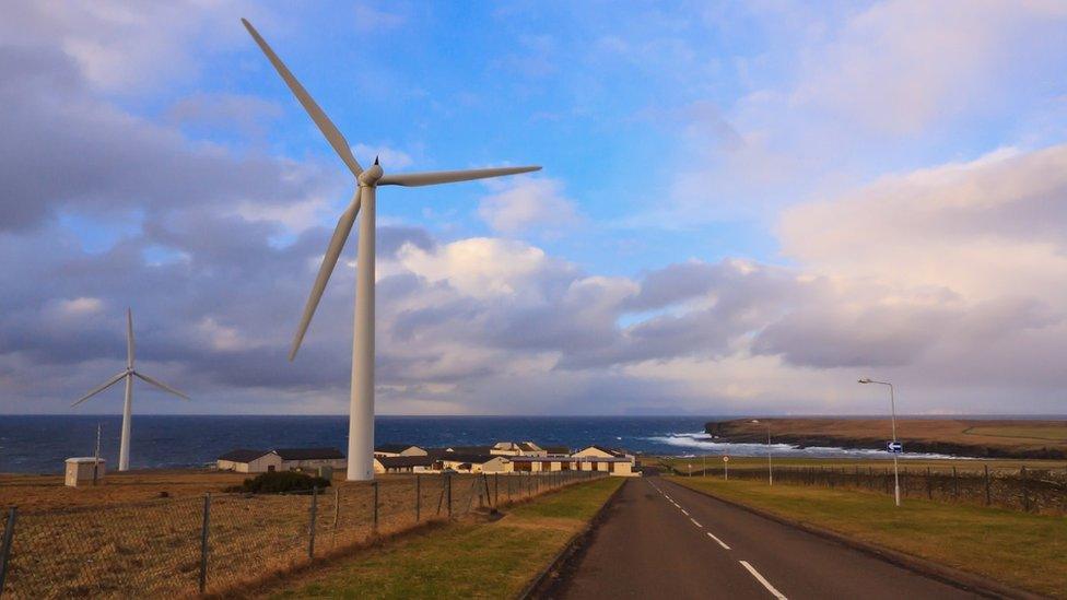 Scottish wind turbines