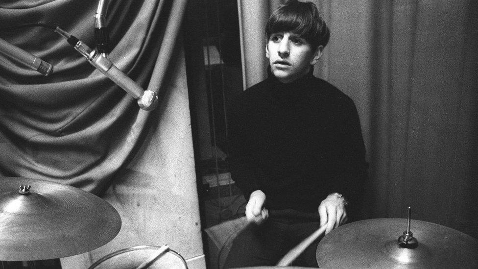 Ringo Starr appearing on the BBC in 1963