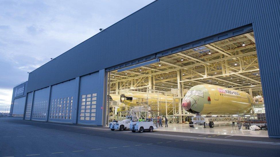 Airbus hangar