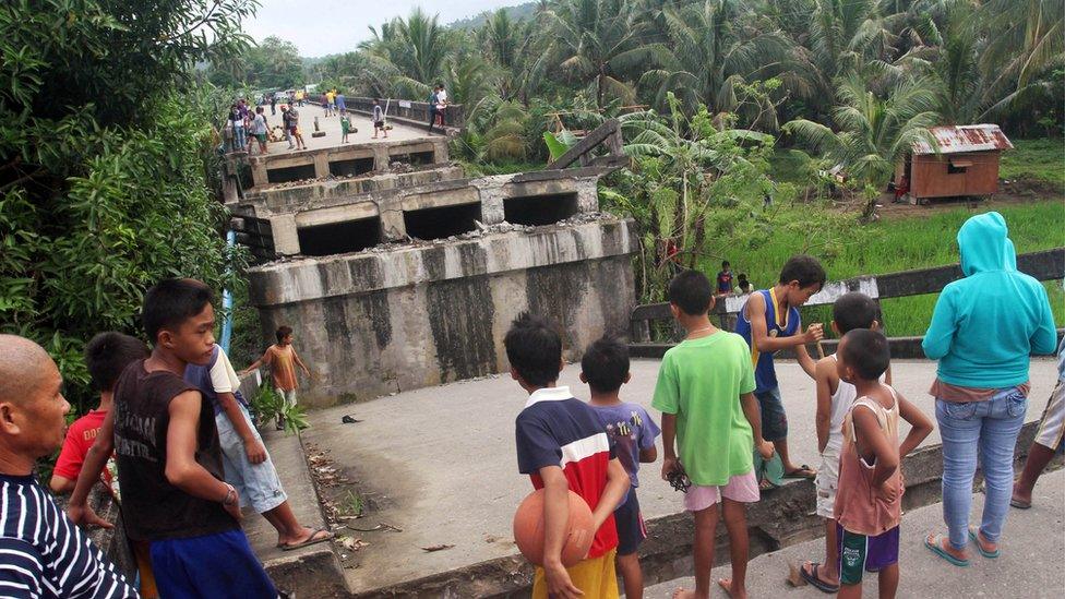 collapsed bridge