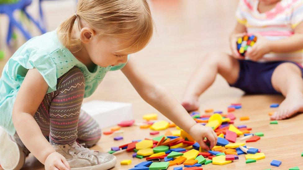 child playing