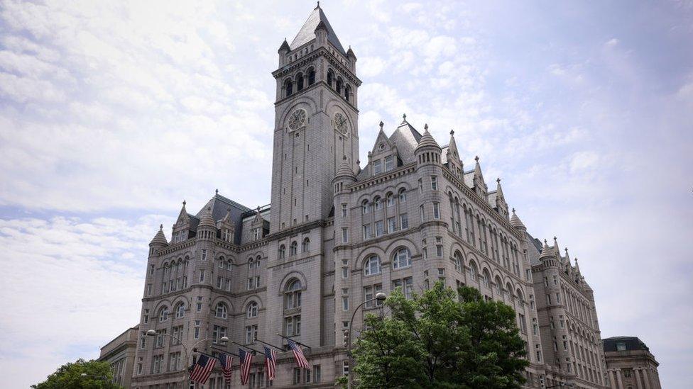 Exterior of Trump International Hotel