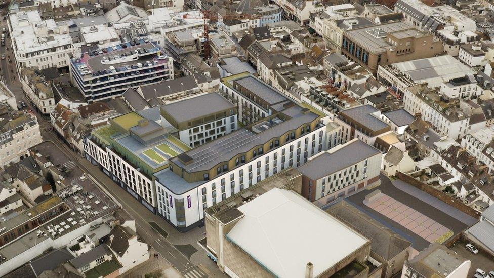 CGI of Bath Street development