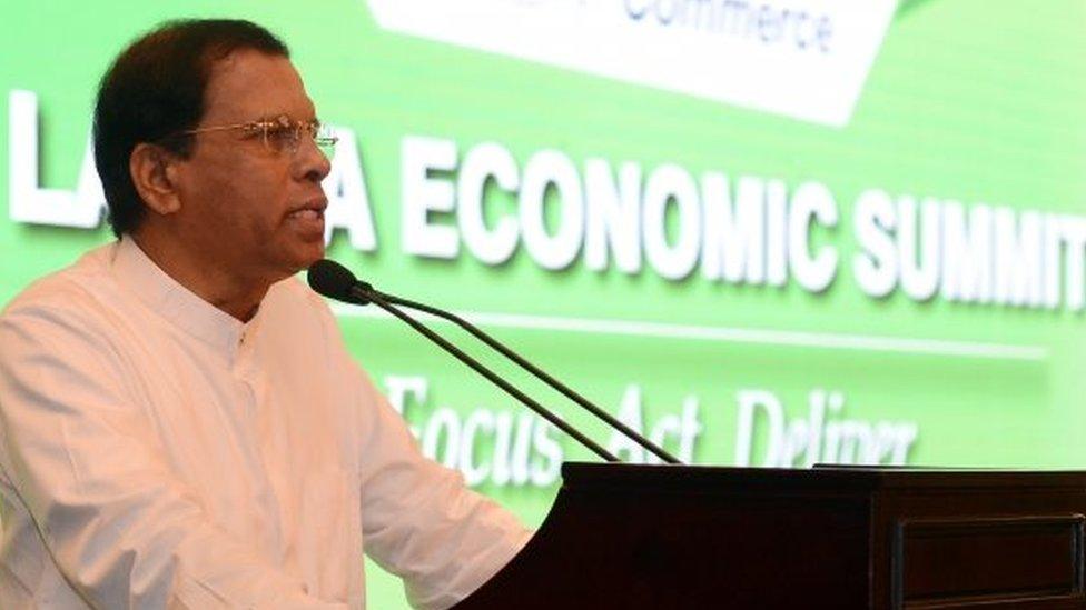 Sri Lankan President Maithripala Sirisena (02 August 2016)