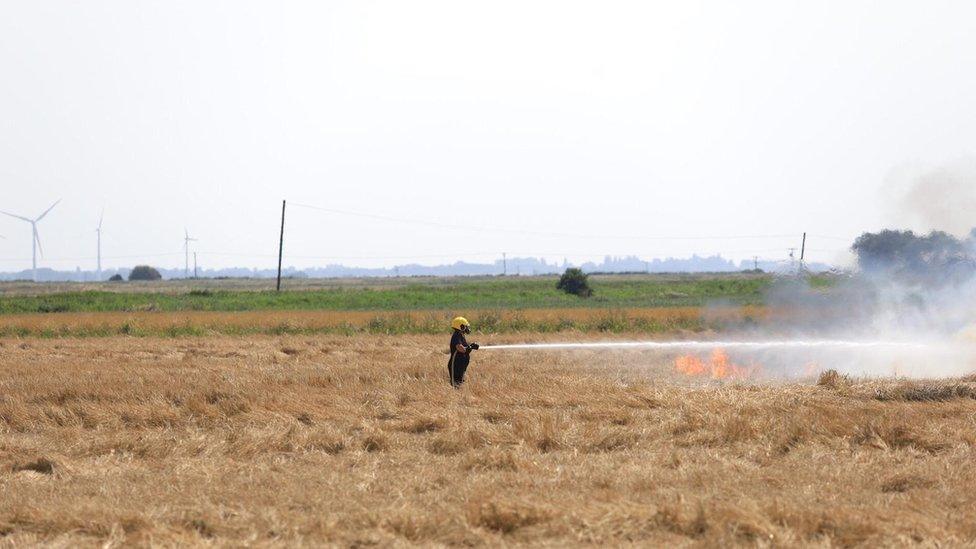 Pondersbridge fire