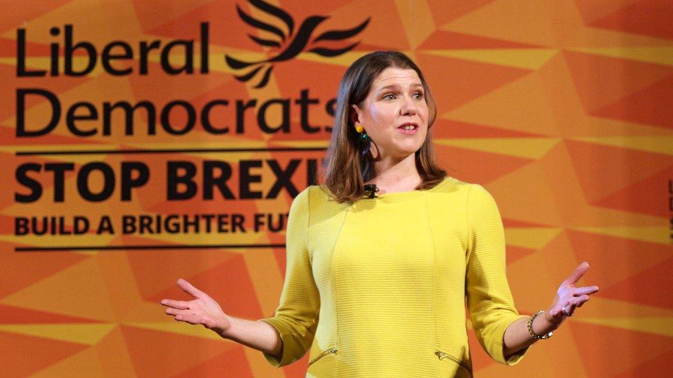 Lib Dem leader Jo Swinson