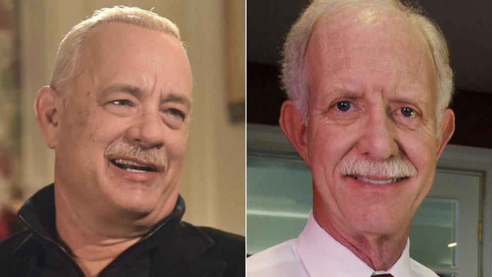 Tom Hanks and Chesley 'Sully' Sullenberger