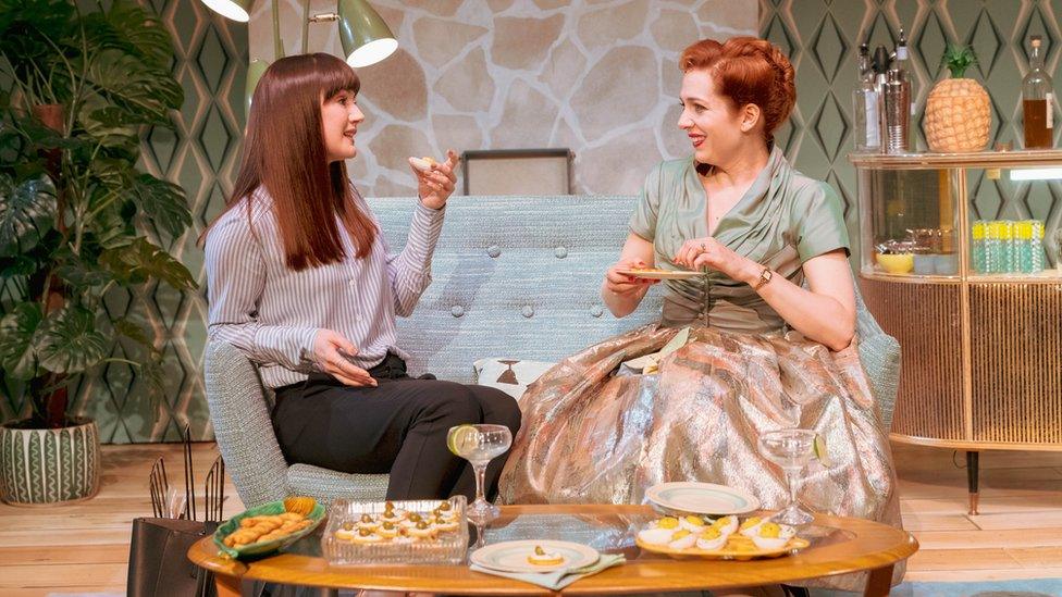 Sara Gregory and Katherine Parkinson in Home, I'm Darling