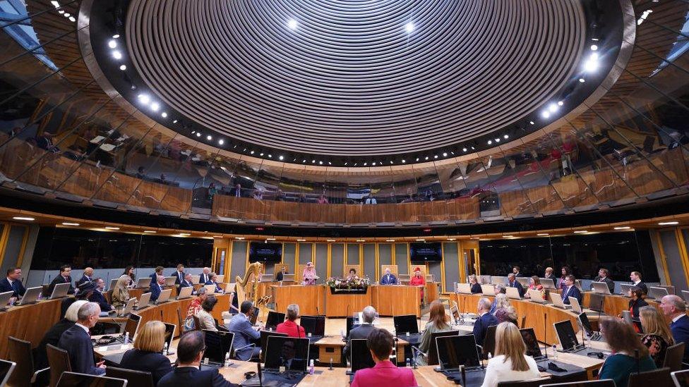 Senedd chamber