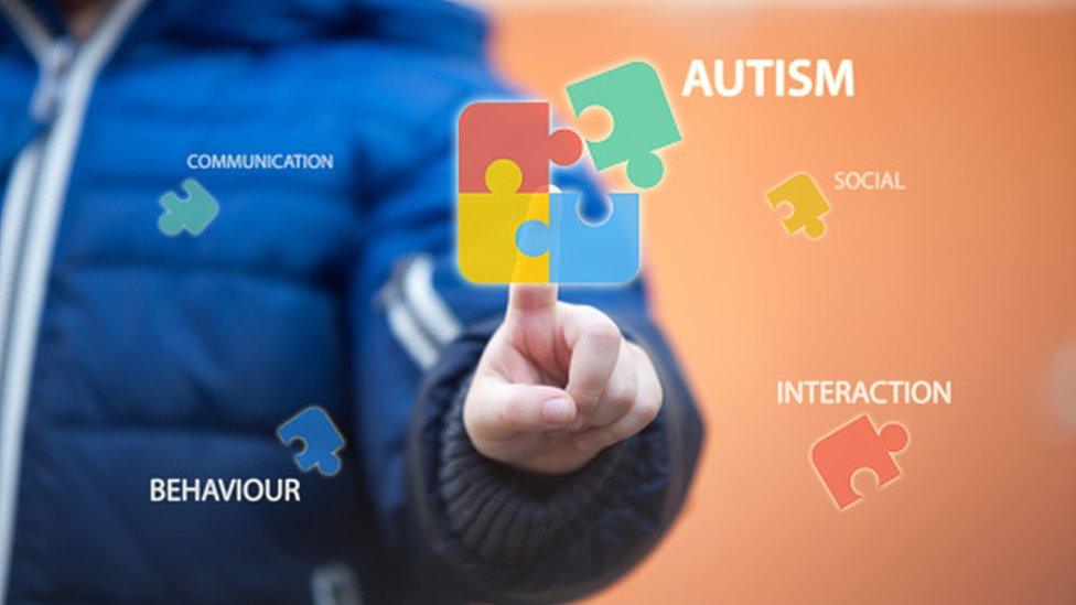 A graphic about autism