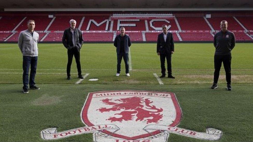 Former Middlesbrough players launch vaccination centre